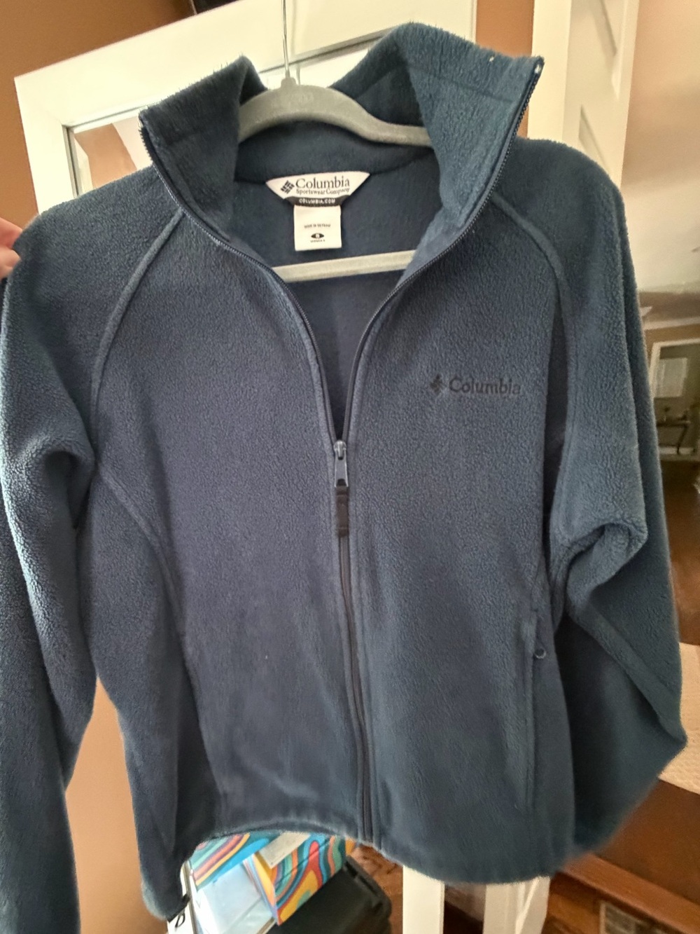Columbia Women’s Navy Full-Zip Fleece Jacket, NWOT, S